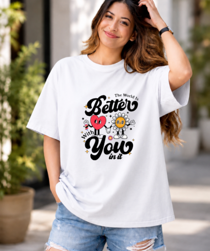 Better Together Graphic Oversized T-Shirt
