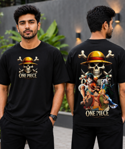One Piece Pirate Anime Oversized T-Shirt