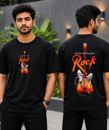 Rock Vibes Guitar Oversized T-Shirt