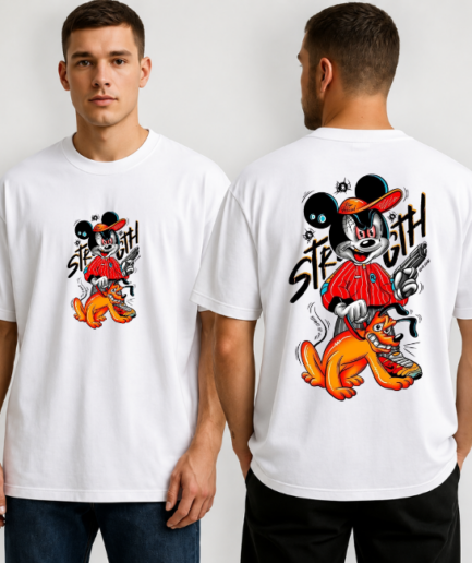 Mickey Street Style Oversized T-Shirt