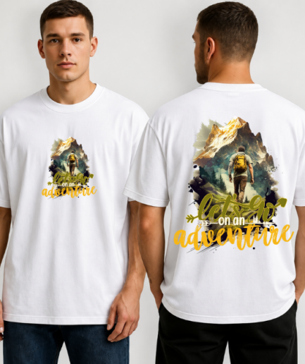 Adventure Explorer Graphic Oversized T-Shirt