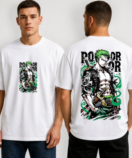 Roar Warrior Skull Graphic Oversized T-Shirt
