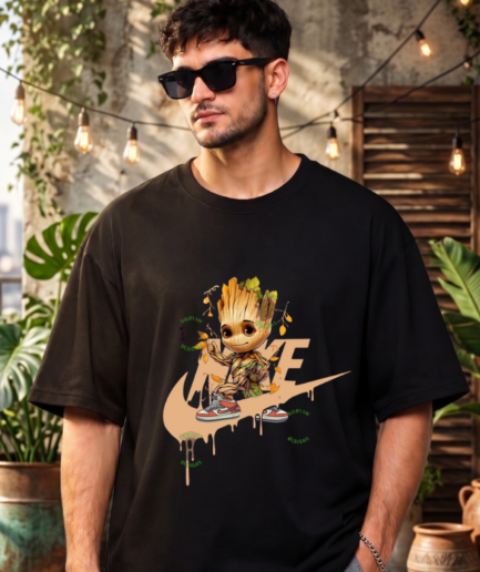 Anime Hero Graphic Oversized T-Shirt