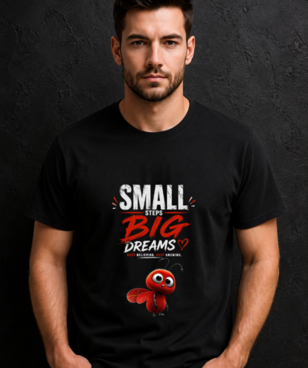 Small Big Dreams Motivational T-Shirt