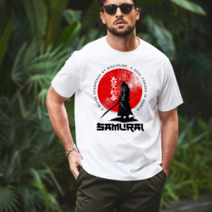 Samurai Rising Graphic Oversized T-Shirt