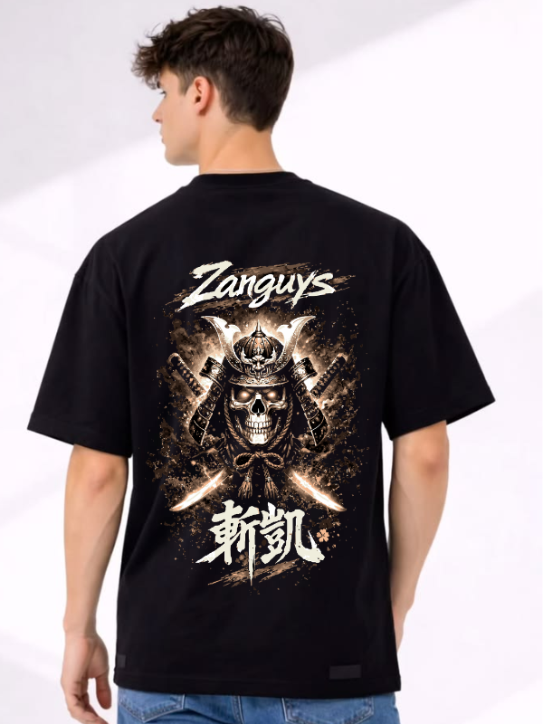 Dark Samurai Warrior Oversized T-Shirt
