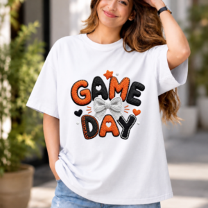 Game Day Graphic Oversized T-Shirt