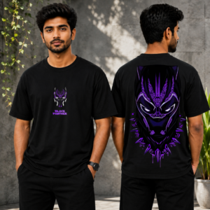Purple Demon Anime Oversized T-Shirt