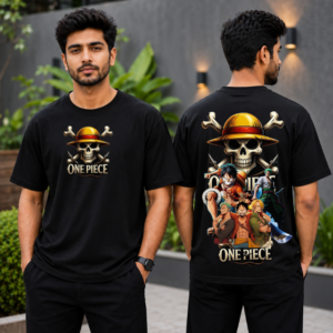 One Piece Pirate Anime Oversized T-Shirt