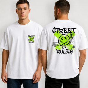 Street Rules Graffiti Oversized T-Shirt
