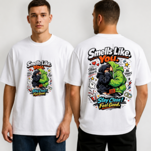 Smells Like Adventure Graphic Oversized T-Shirt