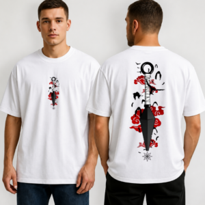 Samurai Katana Graphic Oversized T-Shirt