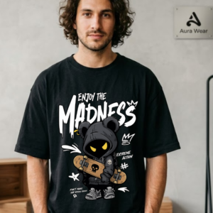 Explore The Madness Graphic Oversized T-Shirt
